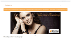 Desktop Screenshot of gouddoppertje.nl